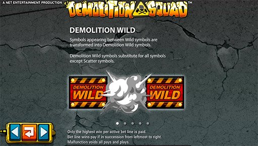 Бесплатный игровой автомат Demolition Squad играть онлайн